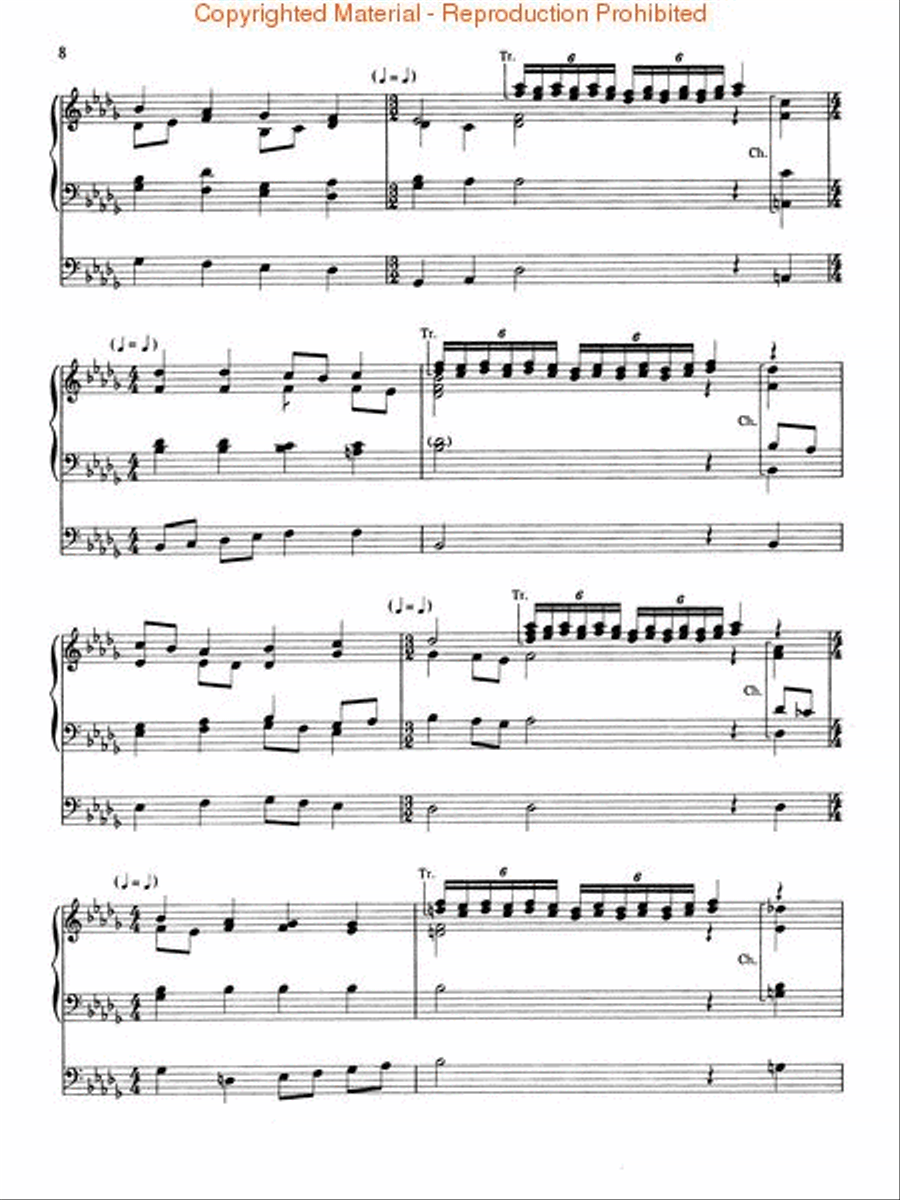 Toccata on “Christ the Lord Is Risen Today” Organ scores gallery preview page 3