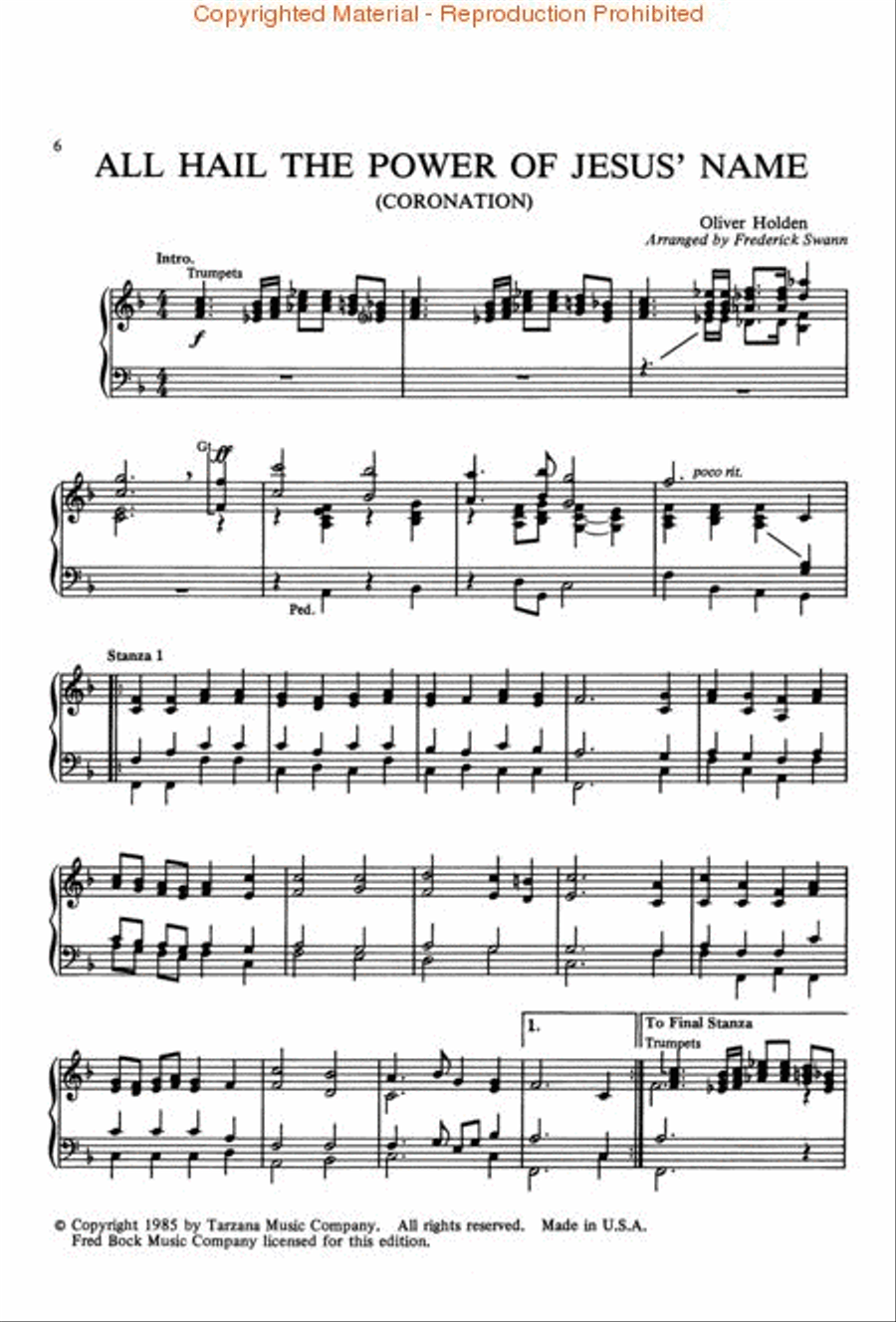 Hymns of Praise and Power - Organ Organ scores gallery preview page 3