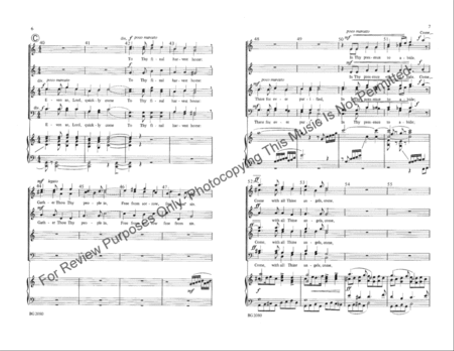 Come, Ye Thankful People, Come Choir scores gallery preview page 4