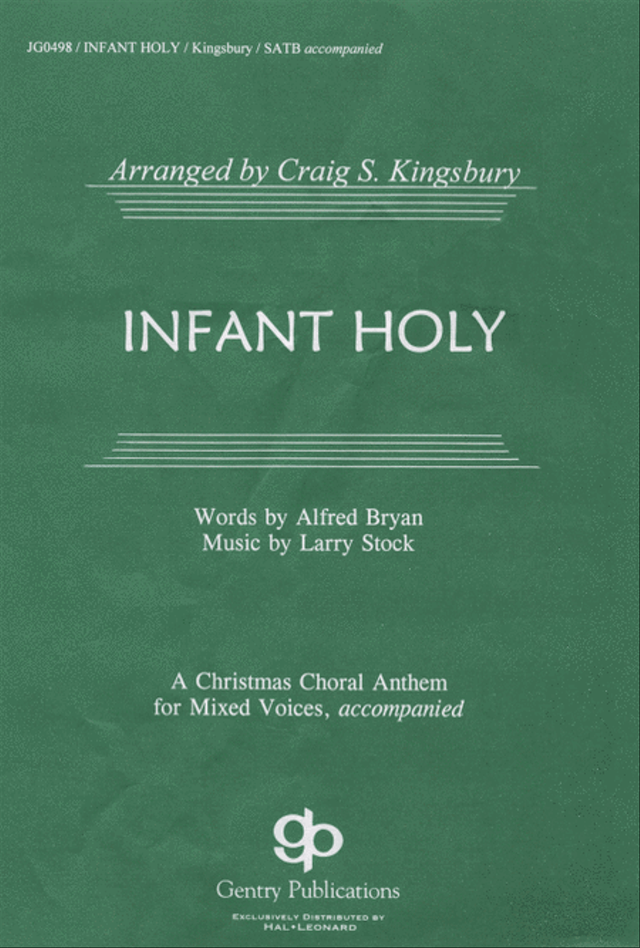 Infant Holy Infant Holy 4-Part scores gallery preview page 1