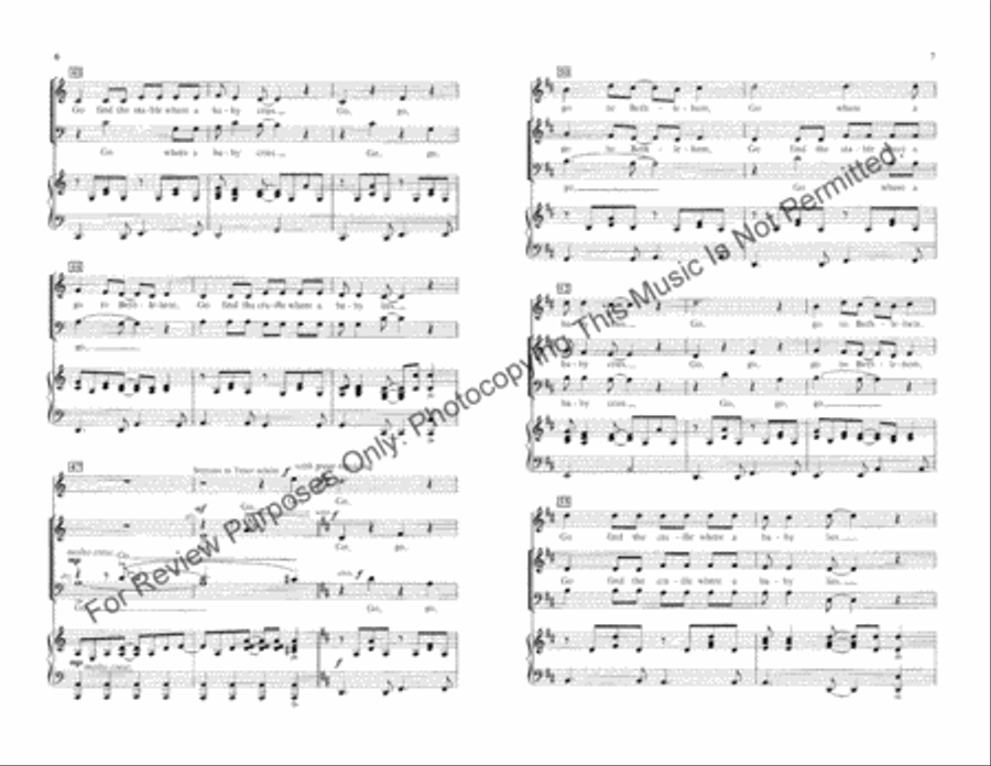 Go, Go, Go to Bethlehem Go, Go, Go to Bethlehem 2-Part scores gallery preview page 4