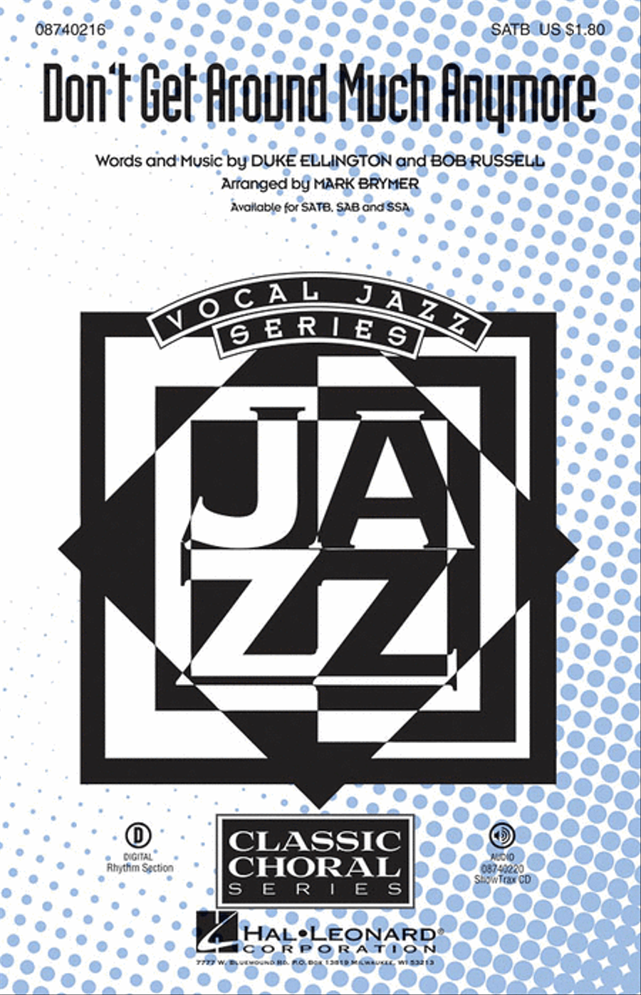 Don't Get Around Much Anymore - ShowTrax CD Choir scores gallery preview page 1