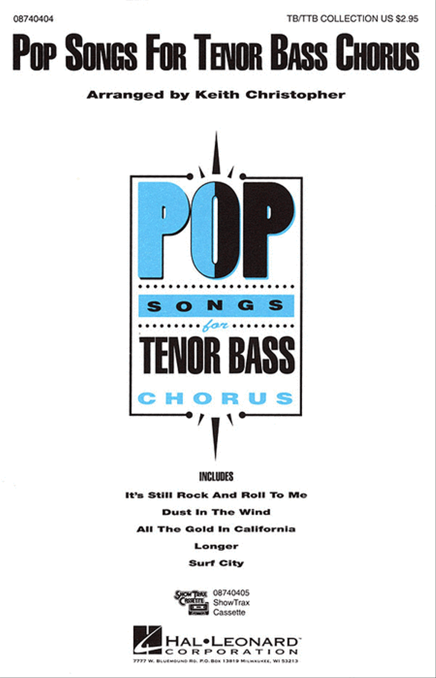 Pop Songs for Tenor Bass Chorus (Collection) TTB scores gallery preview page 1