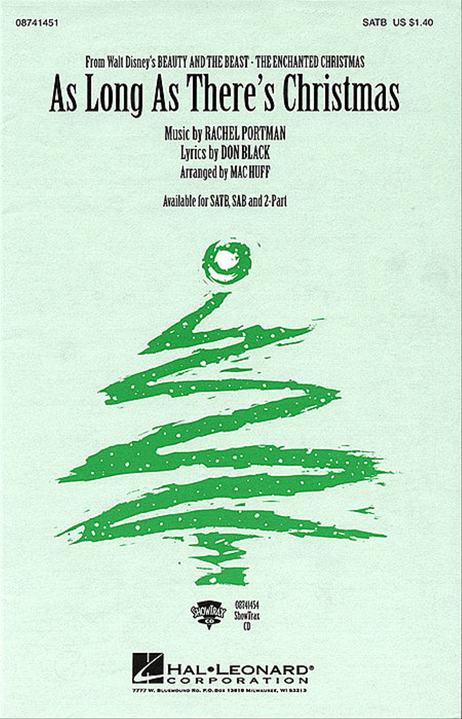 As Long As There's Christmas - ShowTrax CD Choir scores gallery preview page 1