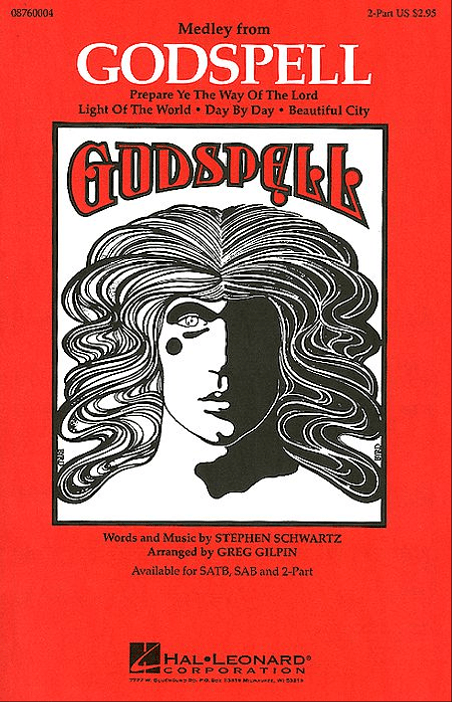 Godspell (Medley) Godspell (Medley) 2-Part scores gallery preview page 1