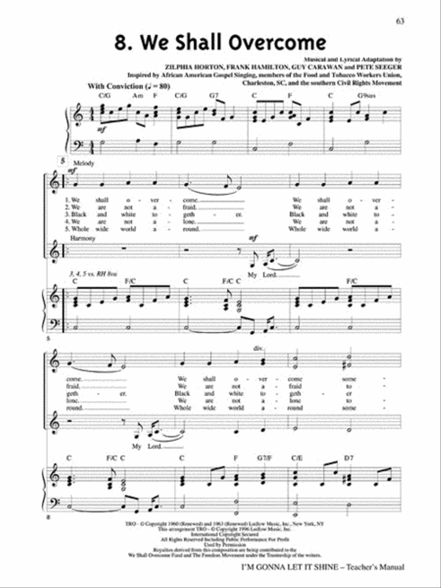 I'm Gonna Let It Shine - Teacher's Edition Choir scores gallery preview page 7
