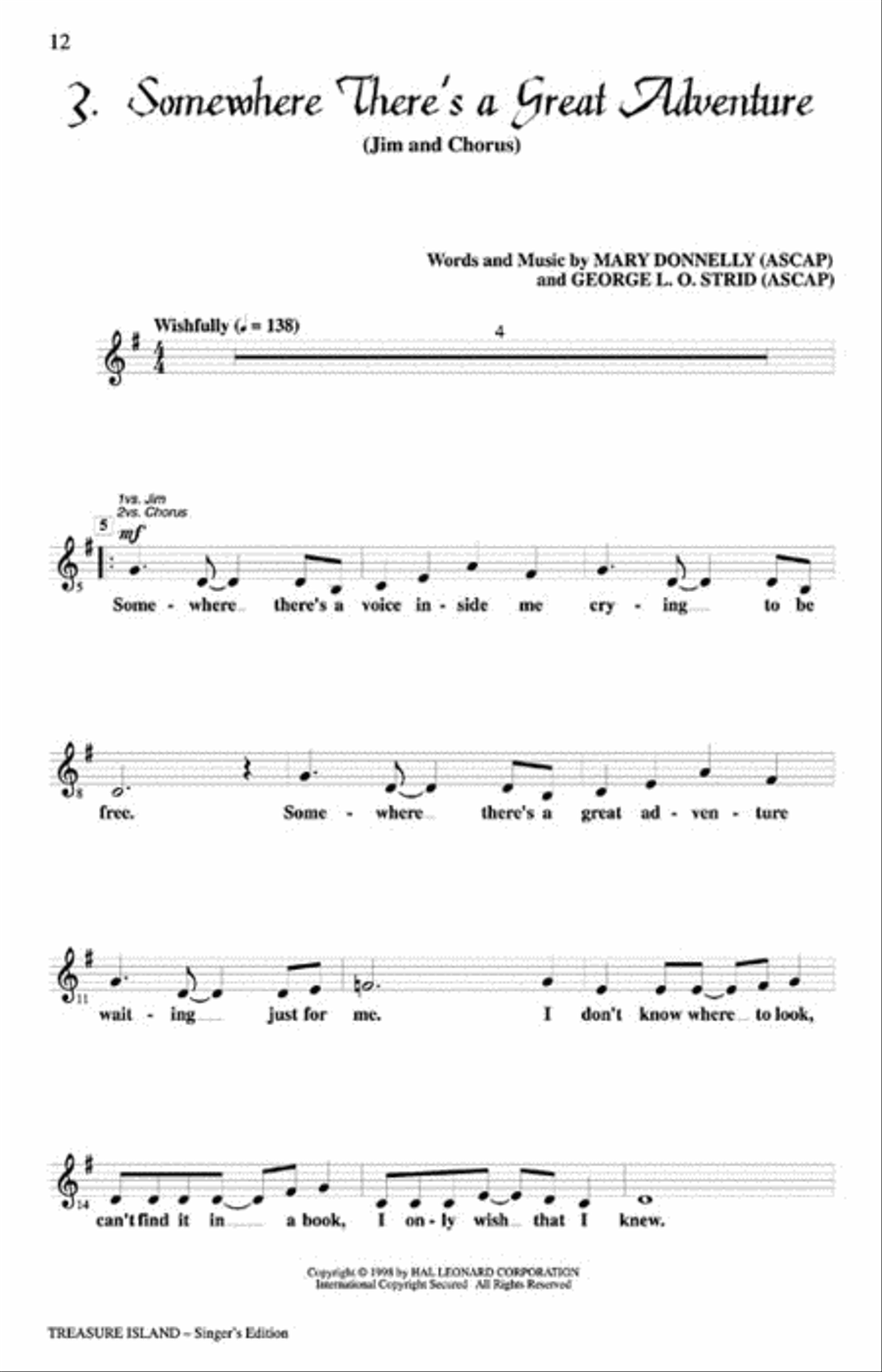 Treasure Island - Teacher's Edition Choir scores gallery preview page 3