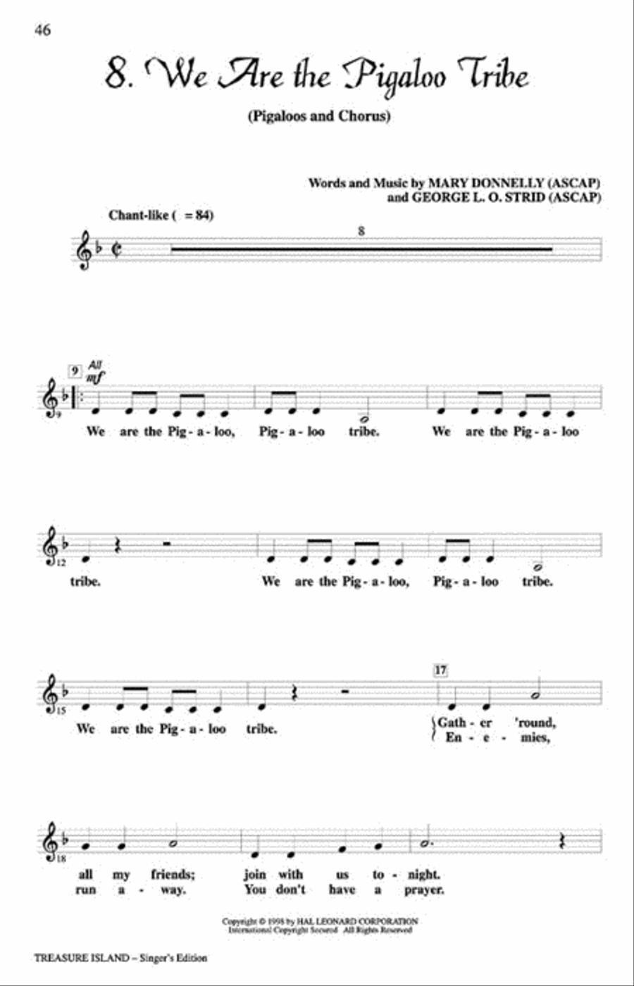 Treasure Island - Teacher's Edition Choir scores gallery preview page 7