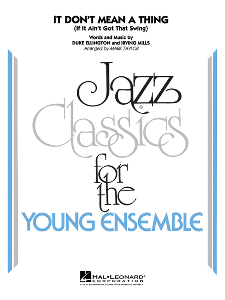 It Don't Mean a Thing It Don't Mean a Thing Jazz Ensemble scores gallery preview page 1