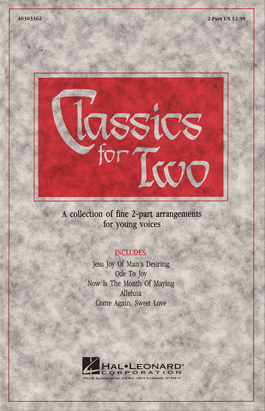 Classics for Two (Collection) 2-Part scores gallery preview page 1
