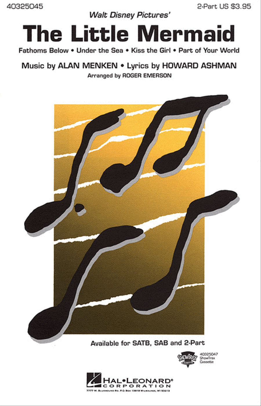 The Little Mermaid (Medley) 2-Part scores gallery preview page 1