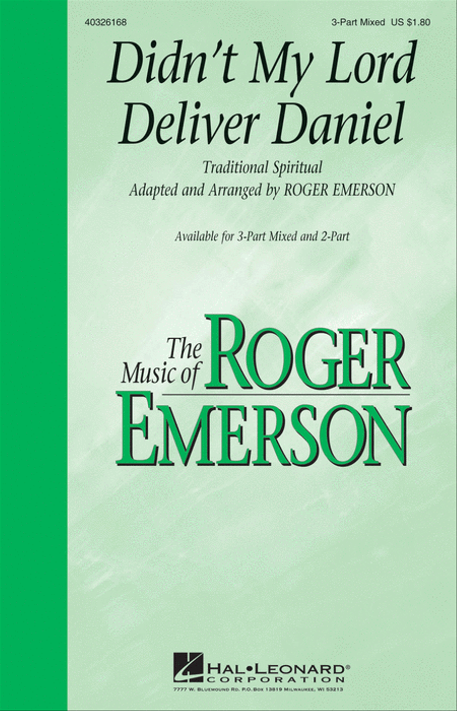 Didn't My Lord Deliver Daniel 3-Part scores gallery preview page 1