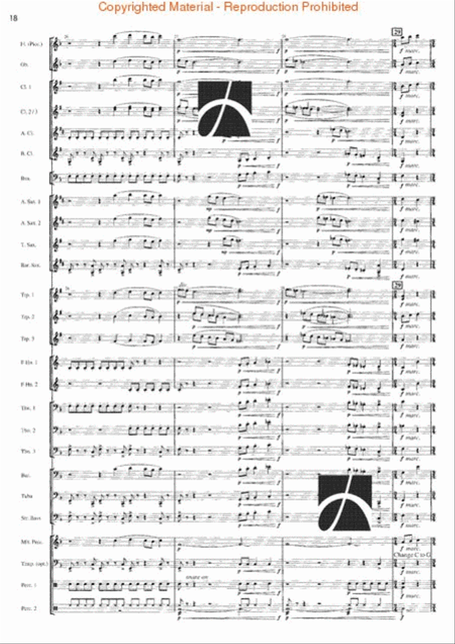 Rhythm Studies for Band Rhythm Studies for Band Concert Band scores gallery preview page 13