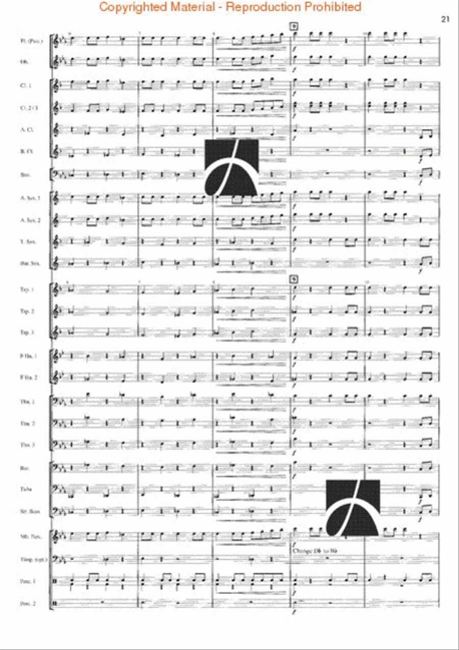 Rhythm Studies for Band Rhythm Studies for Band Concert Band scores gallery preview page 16