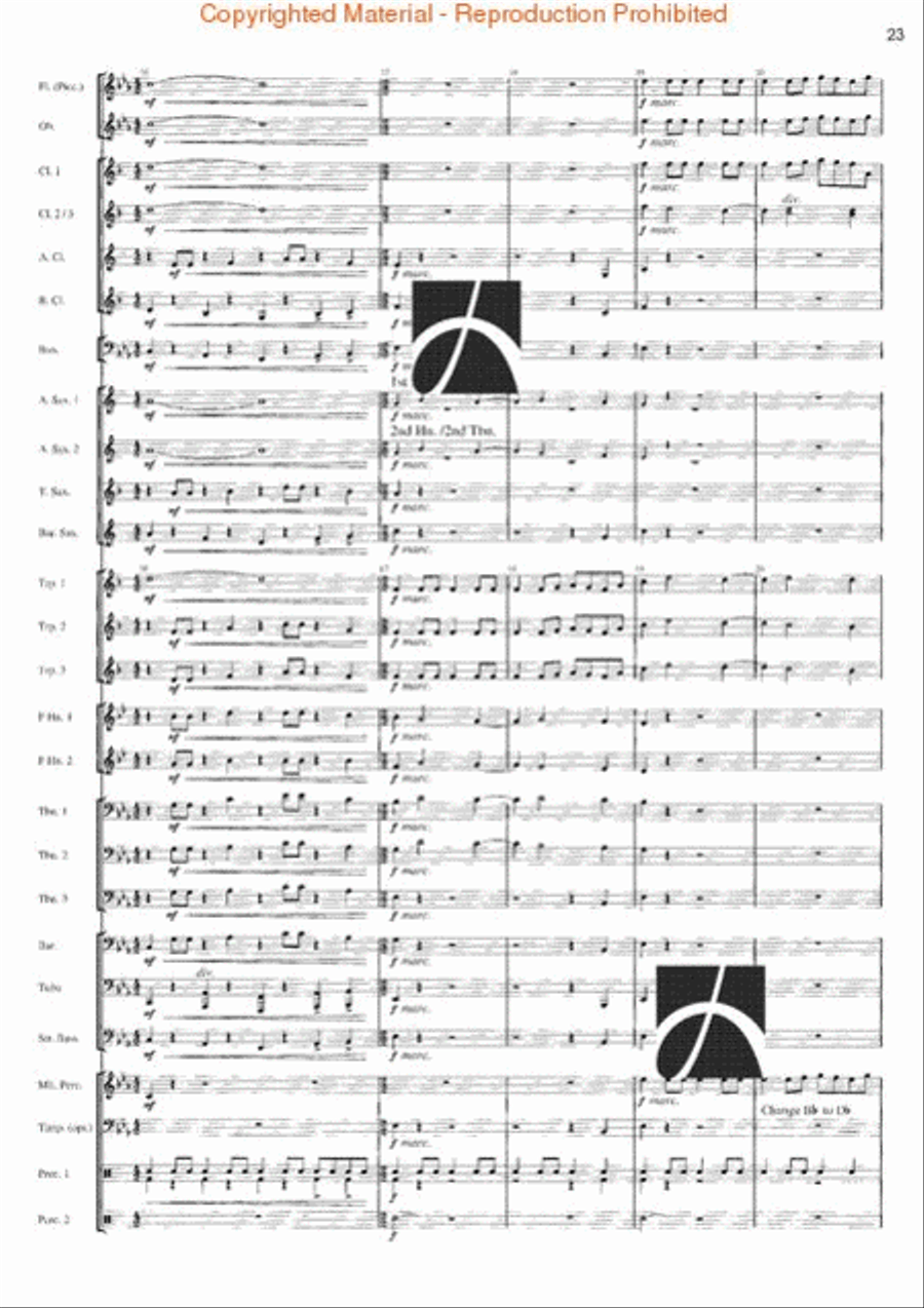 Rhythm Studies for Band Rhythm Studies for Band Concert Band scores gallery preview page 18