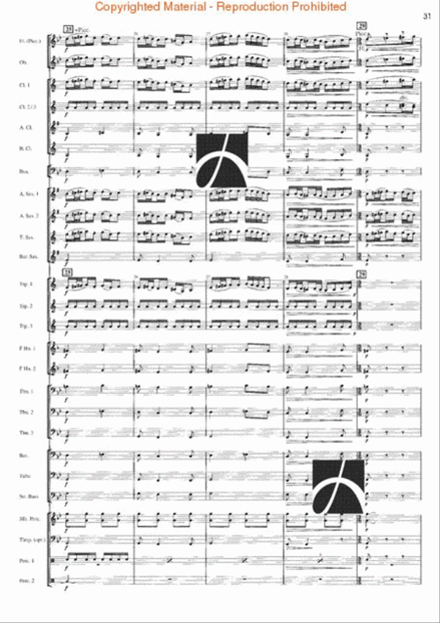 Rhythm Studies for Band Rhythm Studies for Band Concert Band scores gallery preview page 26