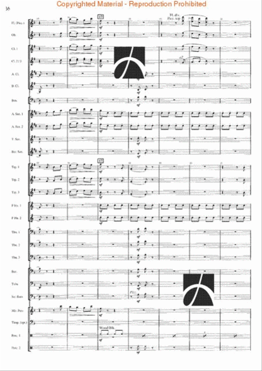 Rhythm Studies for Band Rhythm Studies for Band Concert Band scores gallery preview page 31