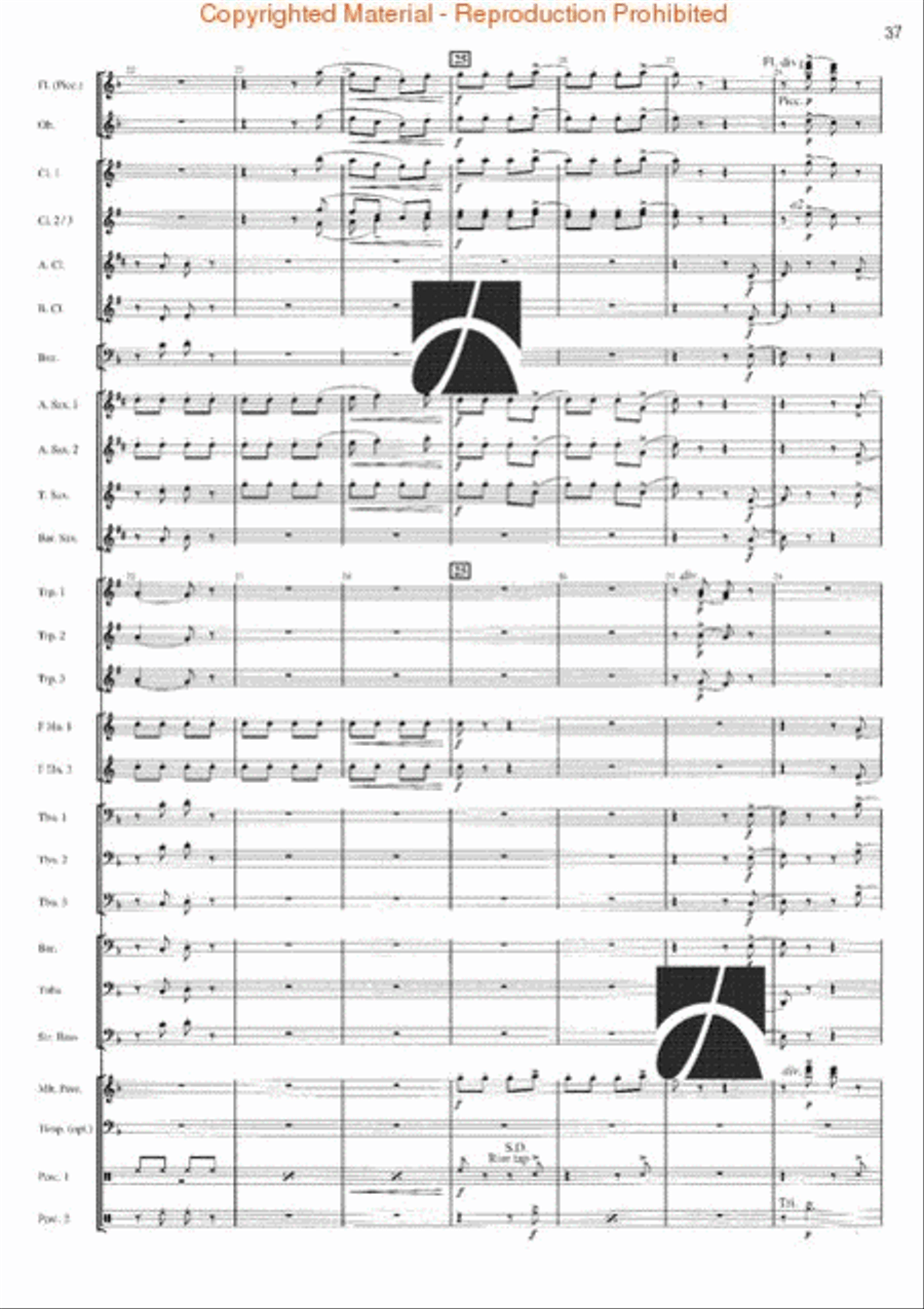Rhythm Studies for Band Rhythm Studies for Band Concert Band scores gallery preview page 32