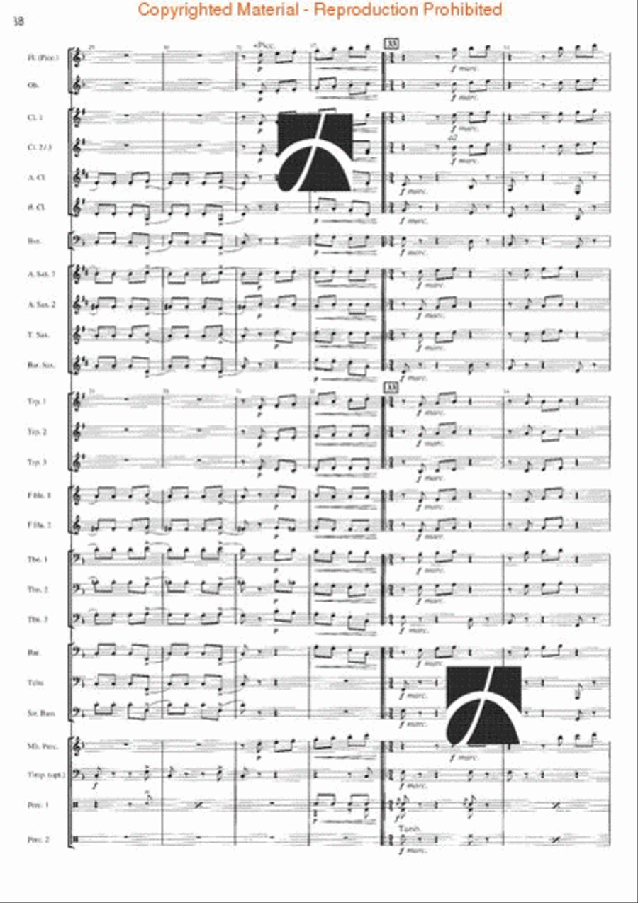 Rhythm Studies for Band Rhythm Studies for Band Concert Band scores gallery preview page 33
