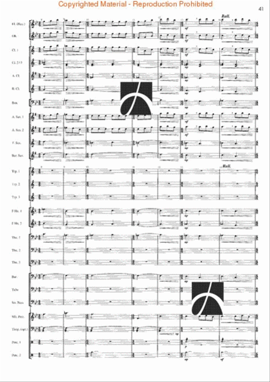 Rhythm Studies for Band Rhythm Studies for Band Concert Band scores gallery preview page 36