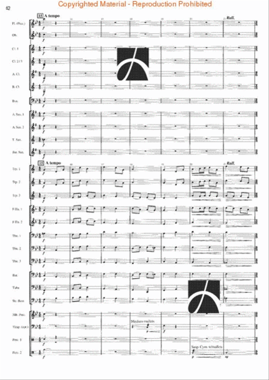 Rhythm Studies for Band Rhythm Studies for Band Concert Band scores gallery preview page 37