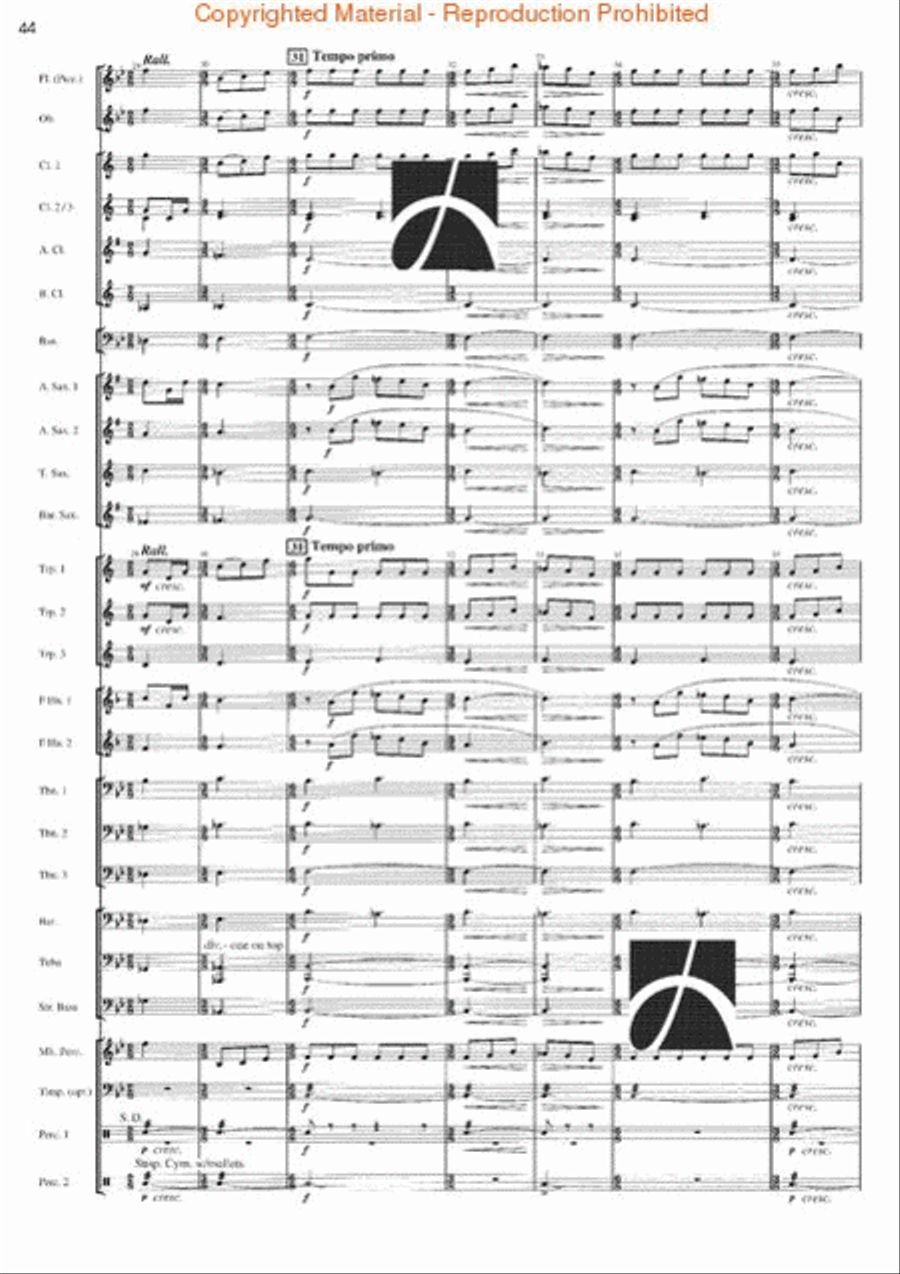Rhythm Studies for Band Rhythm Studies for Band Concert Band scores gallery preview page 39