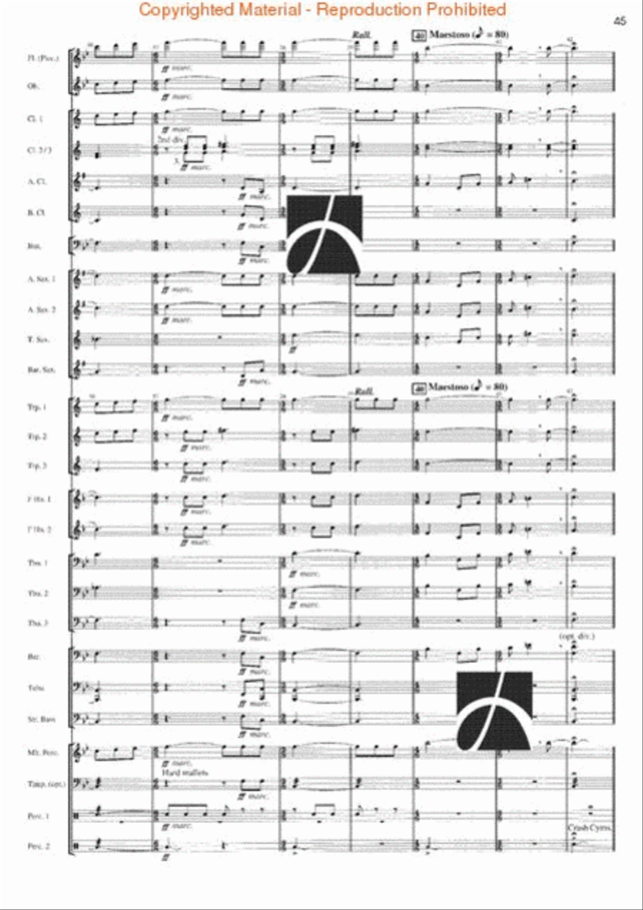 Rhythm Studies for Band Rhythm Studies for Band Concert Band scores gallery preview page 40