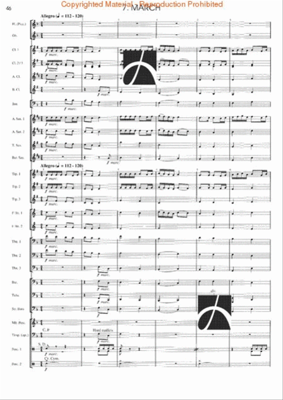 Rhythm Studies for Band Rhythm Studies for Band Concert Band scores gallery preview page 41