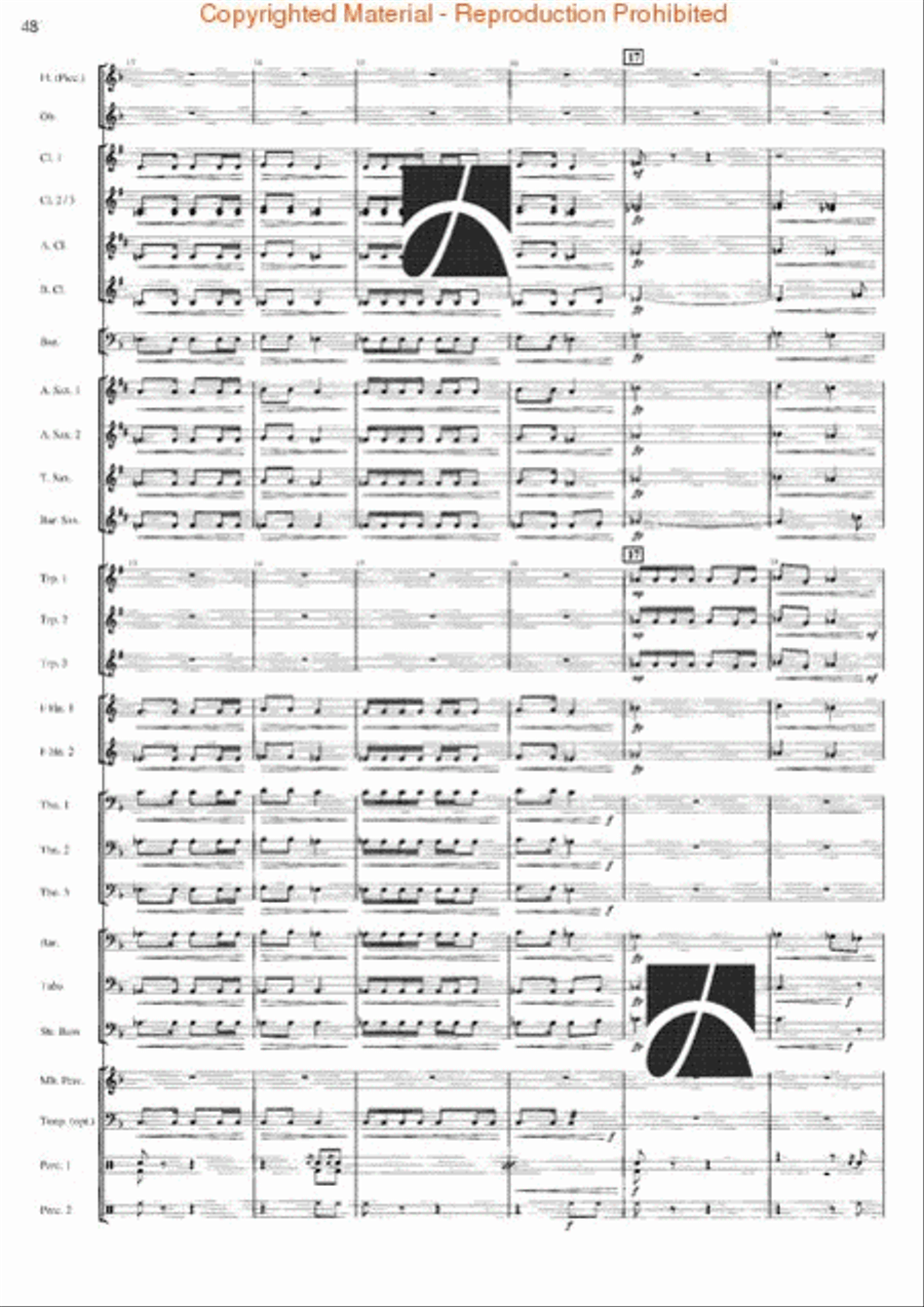 Rhythm Studies for Band Rhythm Studies for Band Concert Band scores gallery preview page 43