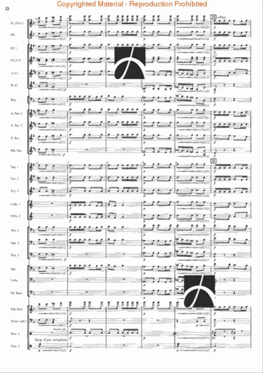 Rhythm Studies for Band Rhythm Studies for Band Concert Band scores gallery preview page 45