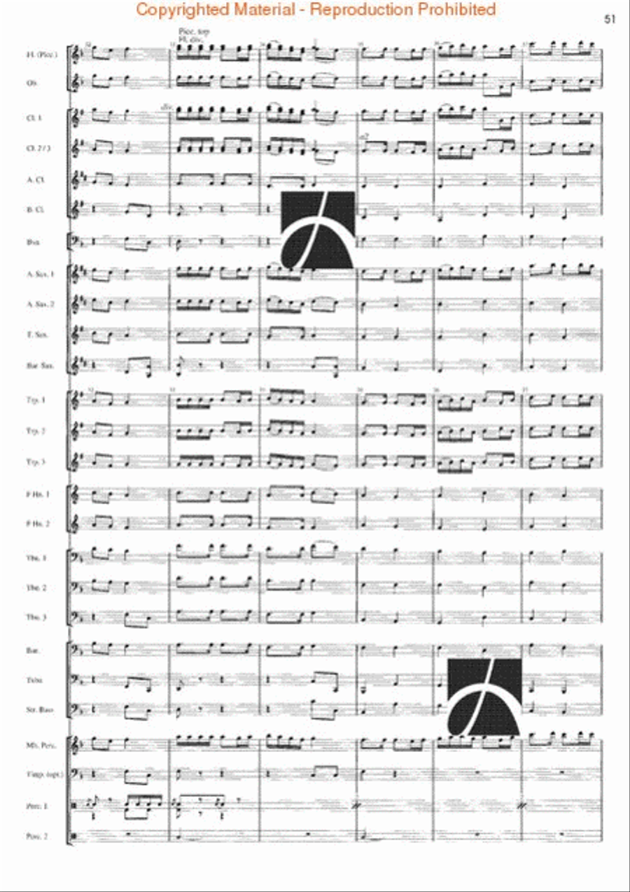 Rhythm Studies for Band Rhythm Studies for Band Concert Band scores gallery preview page 46