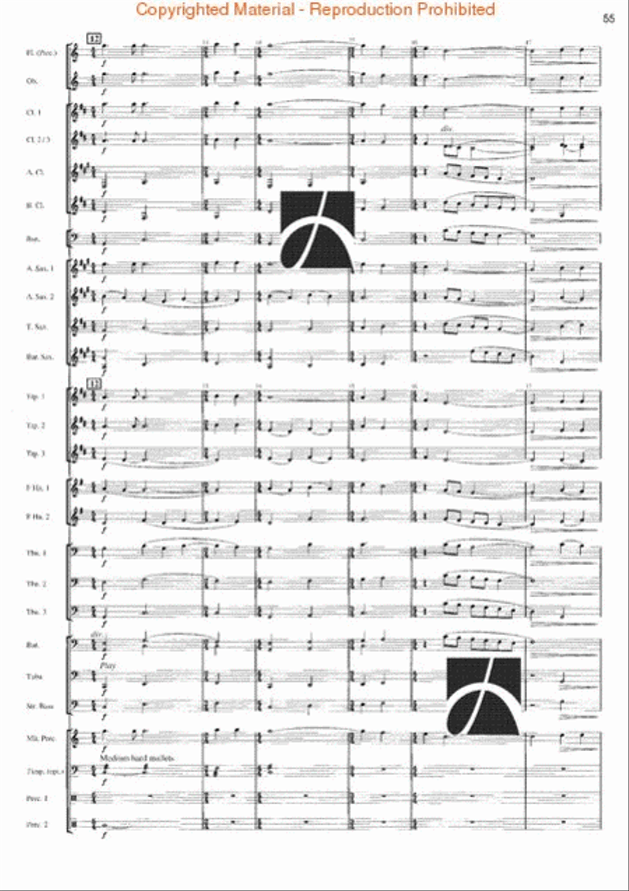 Rhythm Studies for Band Rhythm Studies for Band Concert Band scores gallery preview page 50