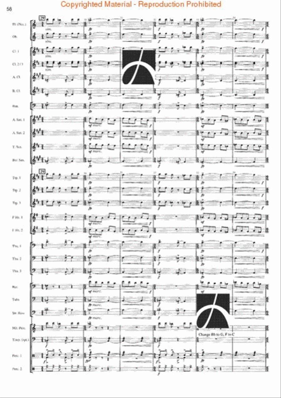 Rhythm Studies for Band Rhythm Studies for Band Concert Band scores gallery preview page 53