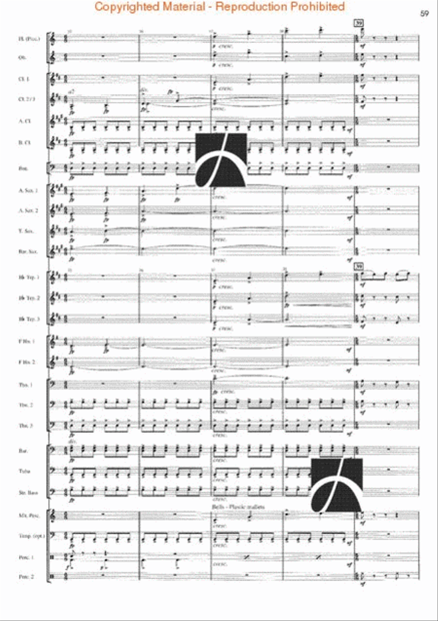 Rhythm Studies for Band Rhythm Studies for Band Concert Band scores gallery preview page 54