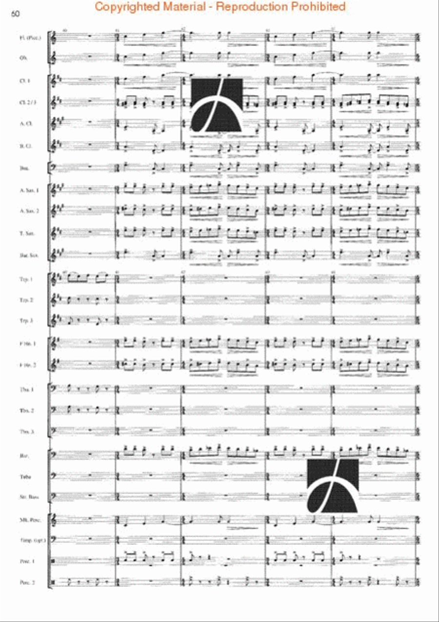 Rhythm Studies for Band Rhythm Studies for Band Concert Band scores gallery preview page 55