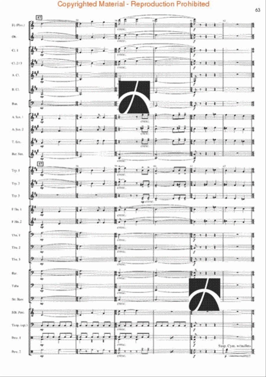 Rhythm Studies for Band Rhythm Studies for Band Concert Band scores gallery preview page 58