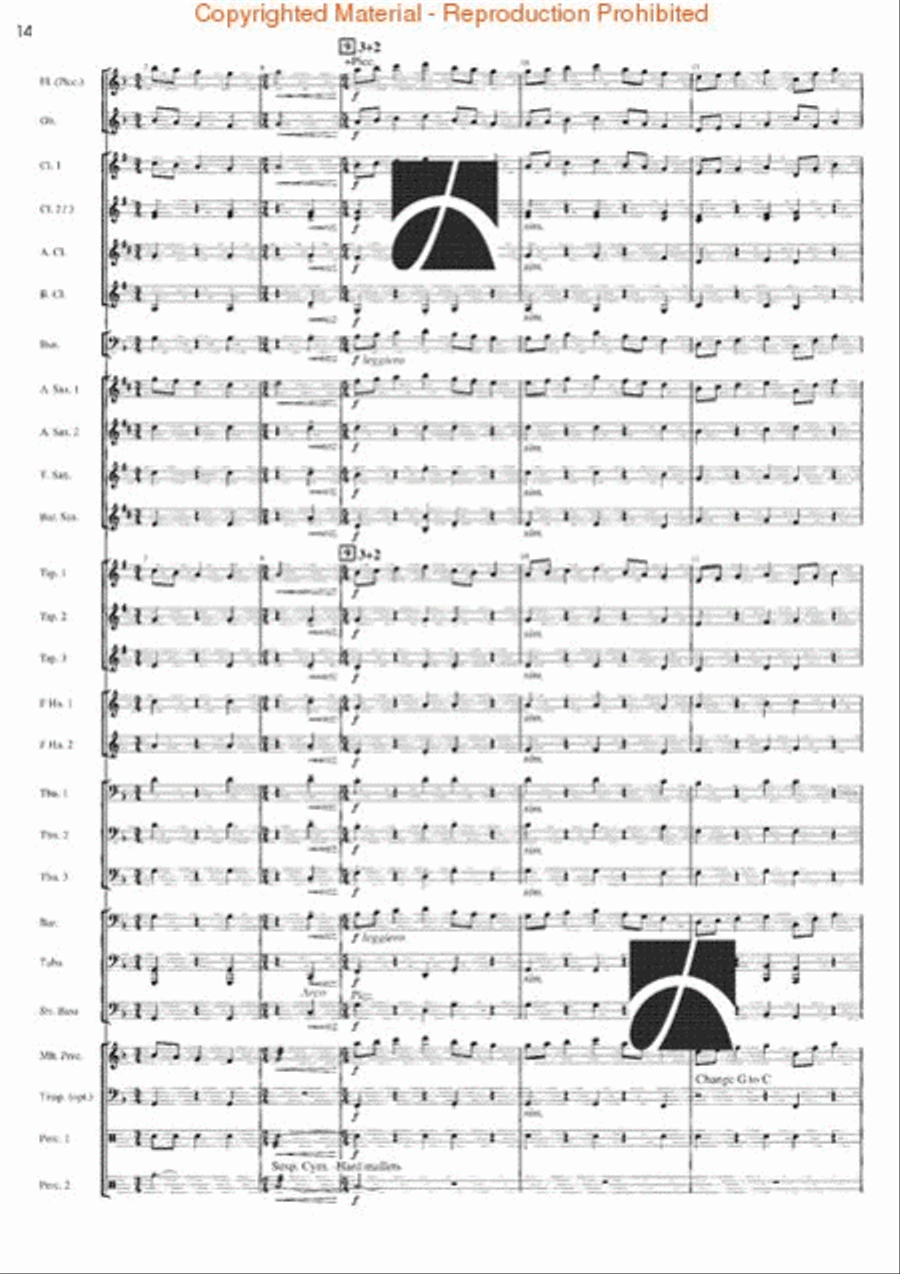 Rhythm Studies for Band Rhythm Studies for Band Concert Band scores gallery preview page 9
