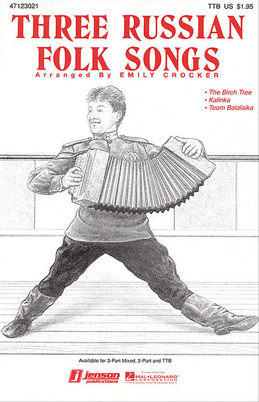 Three Russian Folk Songs (Medley) 2-Part scores gallery preview page 1
