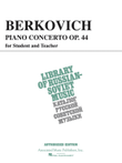 Piano Concerto, Op. 44 (for student & teacher)