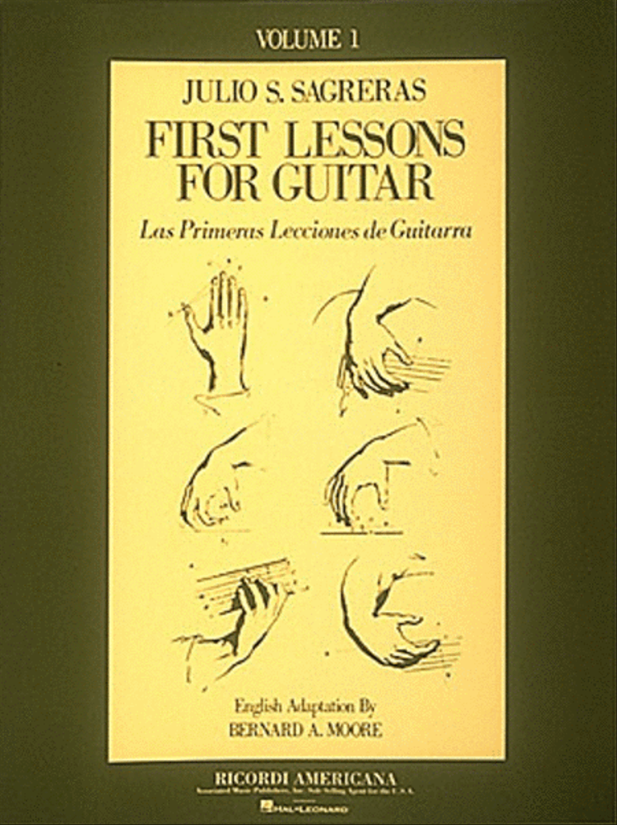 First Lesson for Guitar - Volume 1 Acoustic Guitar scores gallery preview page 1