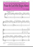 Praise the Lord Who Reigns Above mini preview