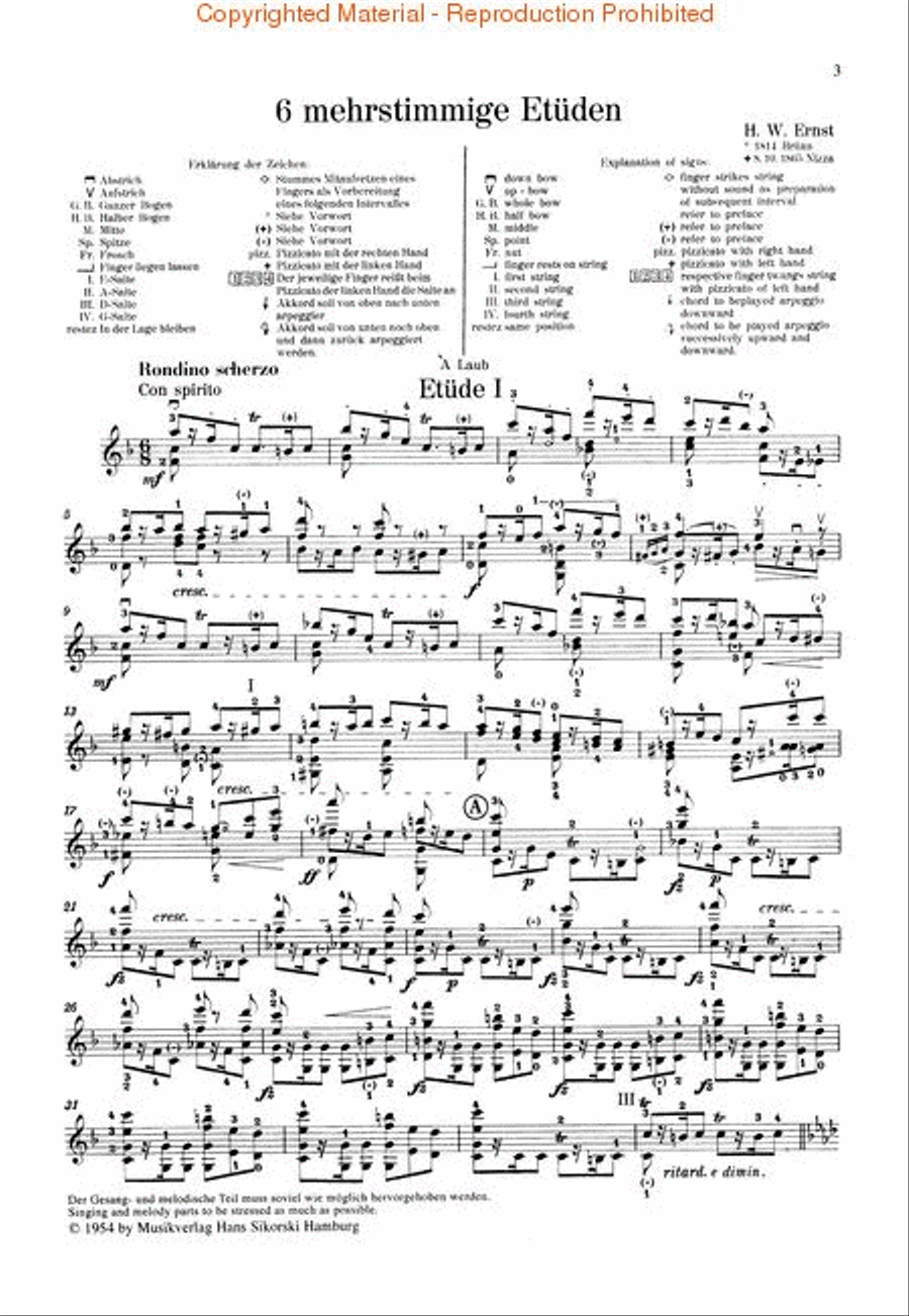 6 Polyphonic Etudes