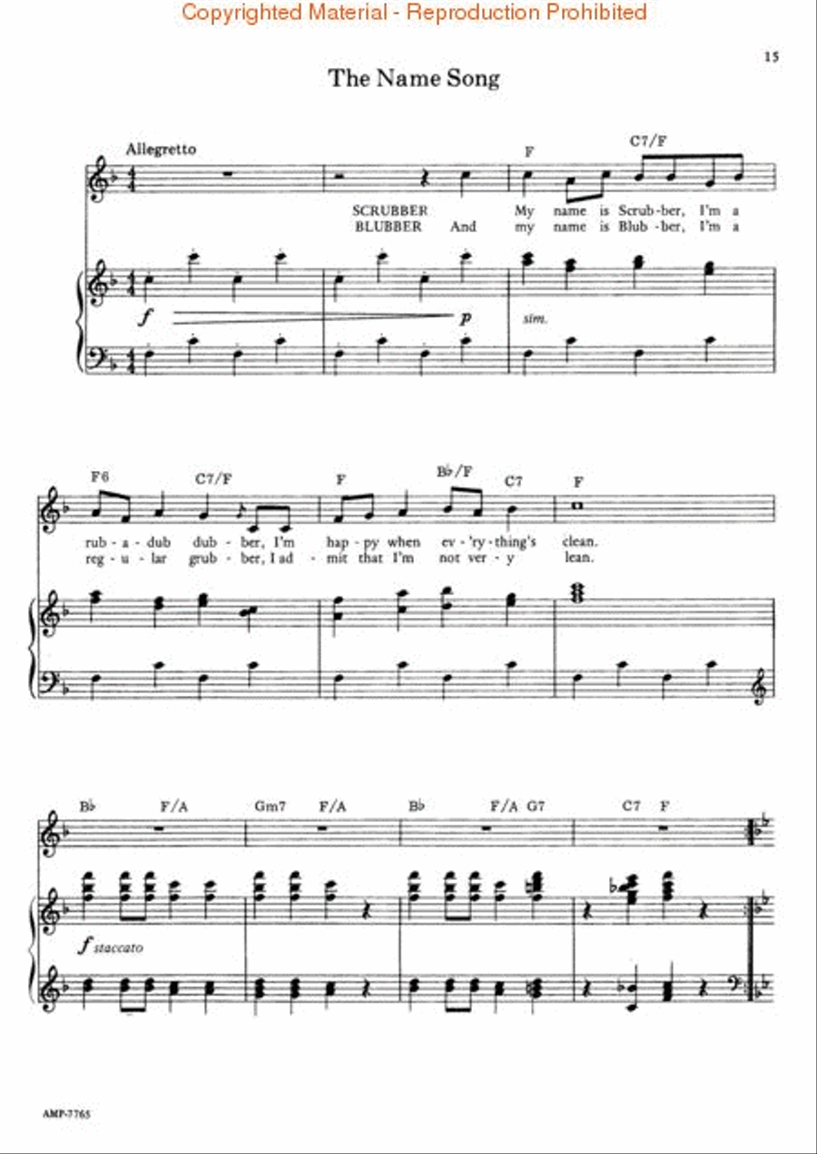 Snow White and the Seven Dwarfs Voice scores gallery preview page 3
