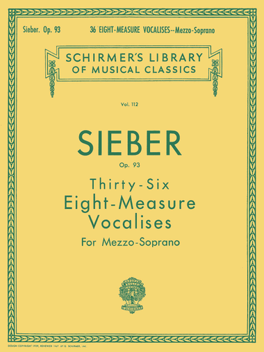 36 Eight-Measure Vocalises, Op. 93