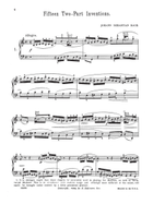 15 Two-Part Inventions Piano Method scores gallery preview page 4