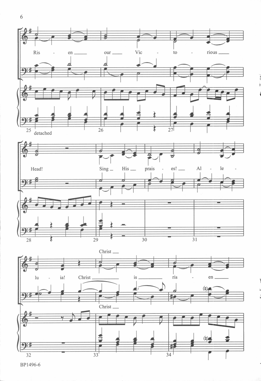 An Easter Processional An Easter Processional 4-Part scores gallery preview page 5