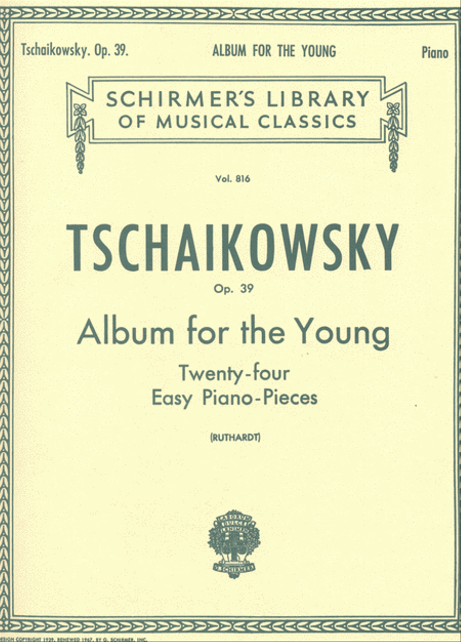 Album for the Young (24 Easy Pieces), Op. 39 Piano Solo scores gallery preview page 1