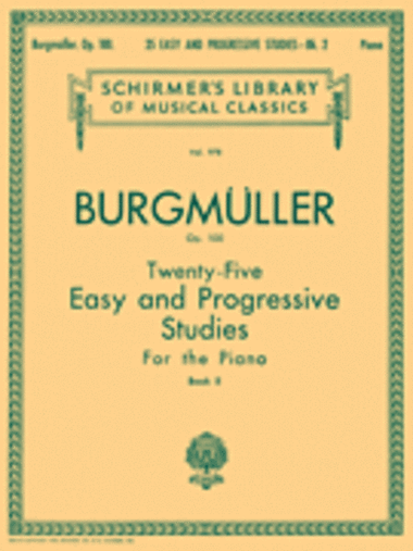 25 Easy and Progressive Studies for the Piano, Op. 100 – Book 2