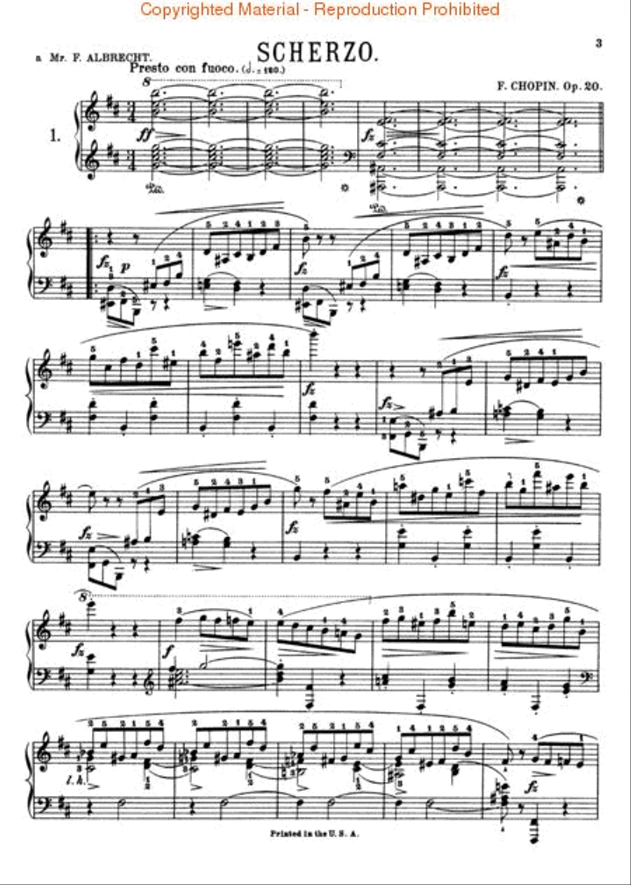 Scherzi; Fantasy in F Minor Piano Solo scores gallery preview page 3