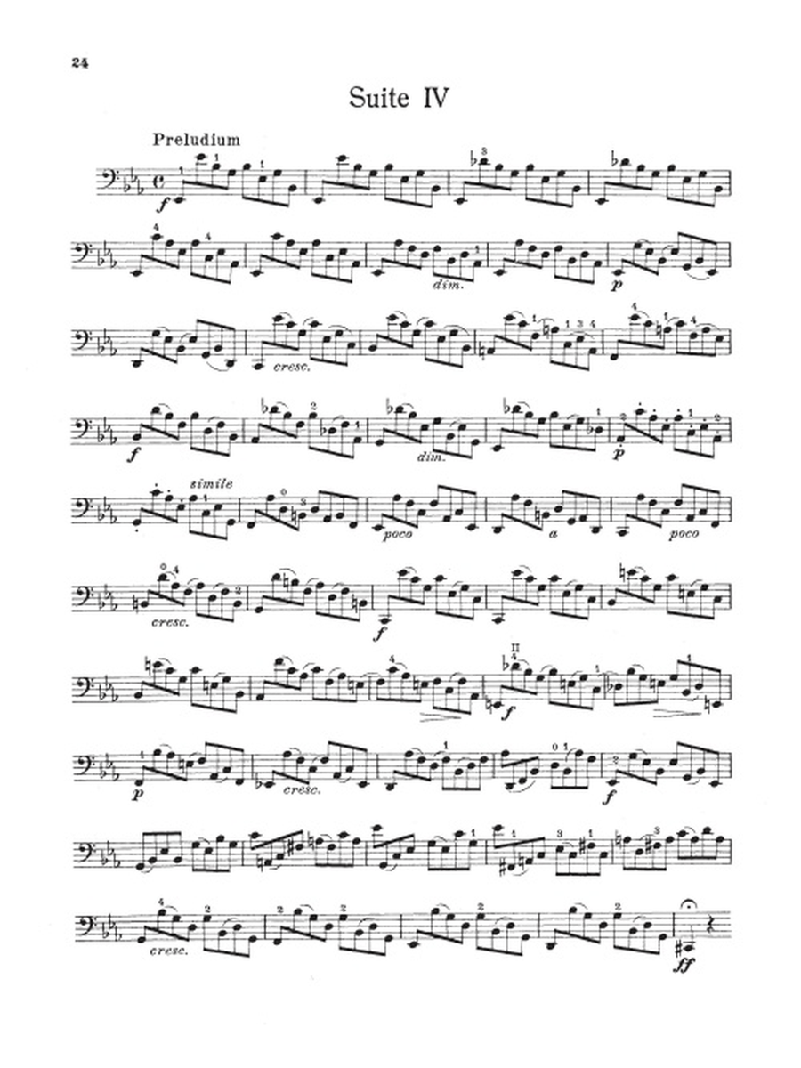 6 Suites Cello Solo scores gallery preview page 6